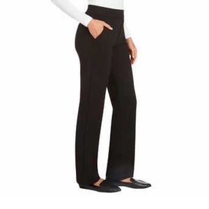 Matty M Ladies pull on high rise office pants in Black NWT various